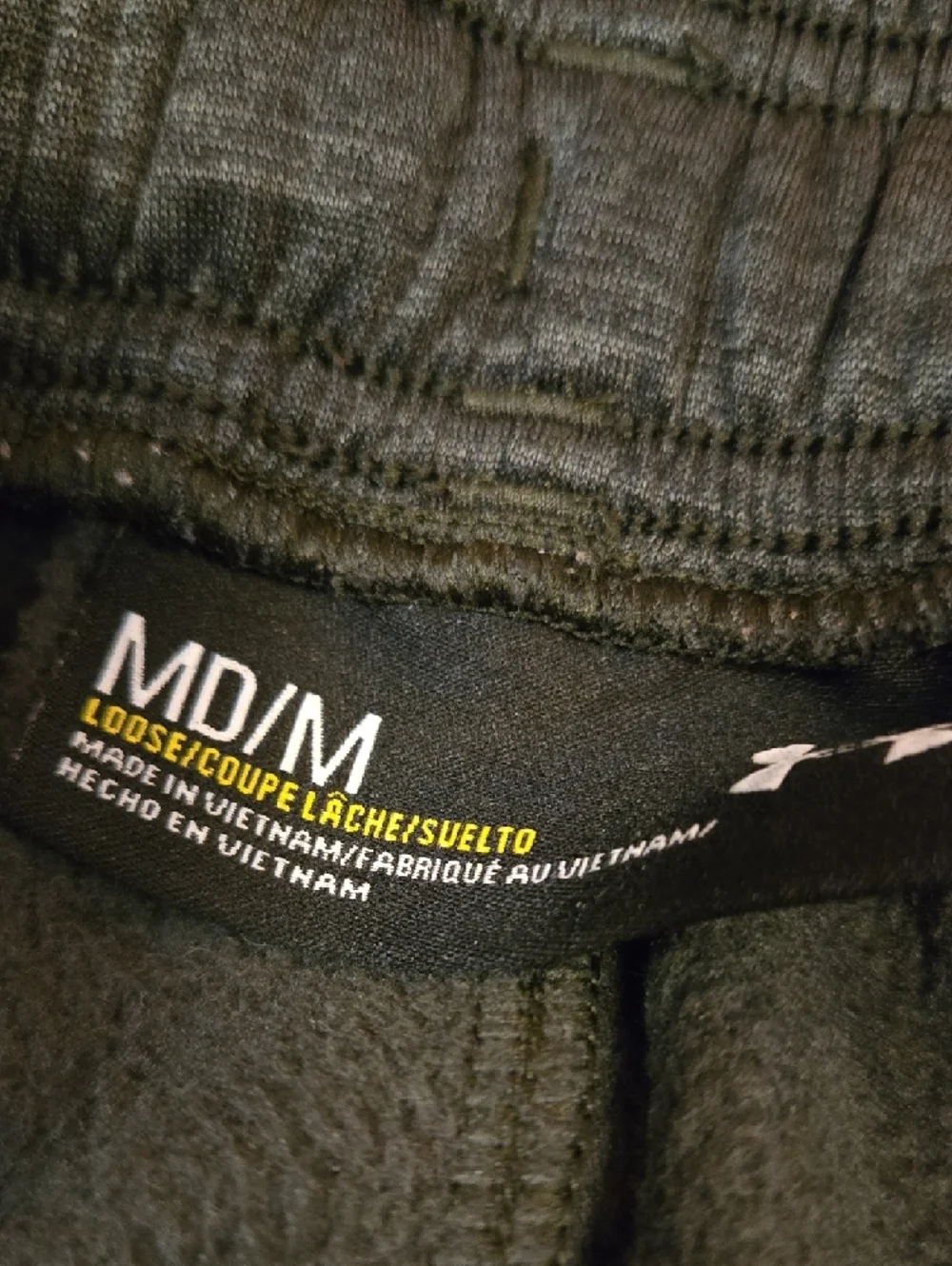 Under Armour Charcoal Gray Joggers with Black Side Panels - Picture 7 of 7